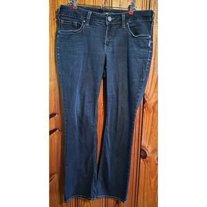 Silver Jeans Co. women’s Suki slim bootcut jeans high rise size 14